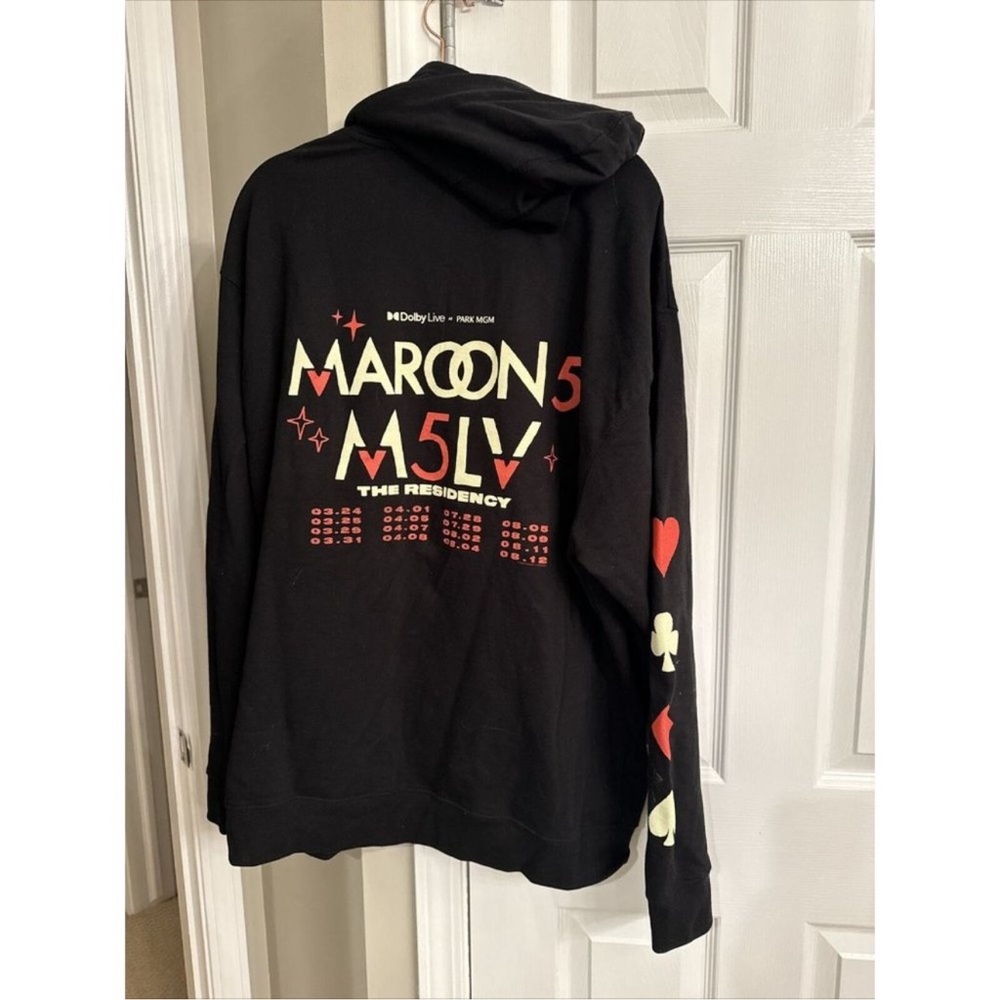 Maroon 5 POP ROCK Official The Residency sweatshirt hoodie XL NEW NEVER WORN